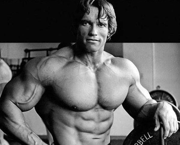 22. Arnold Schwarzenegger'in karın kaslarına bakın, "Batman Başlıyor"