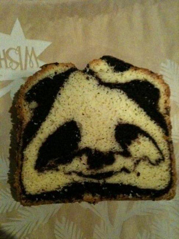 24. Pandaların nesli tükeniyor ama en azından keklerde yaşıyorlar