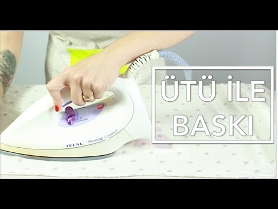 Ütü ile Kumaşa Baskı | Giyen Bayan