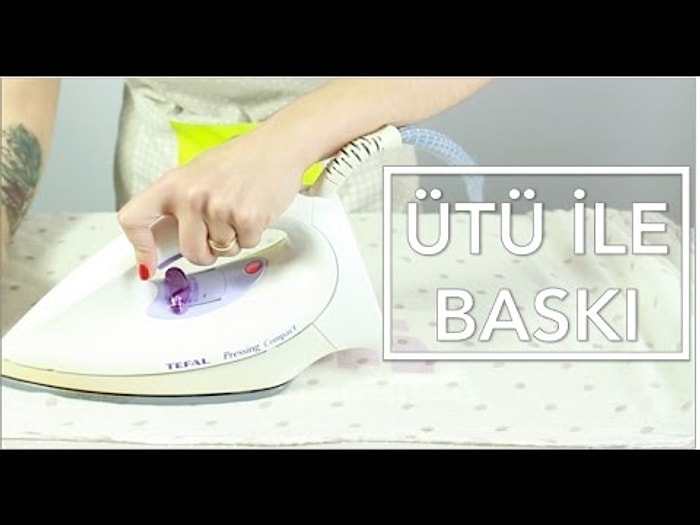 Ütü ile Kumaşa Baskı | Giyen Bayan