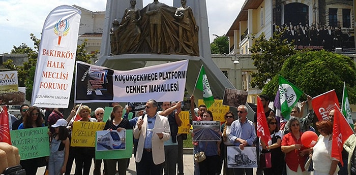 Bakırköy'de Trenimi Geri İstiyorum Eylemi