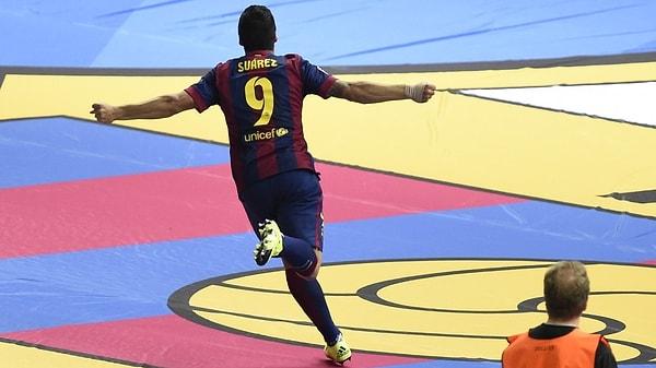 Suárez'in gol sevinci