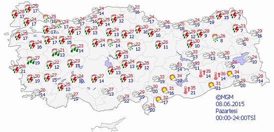 Meteoroloji Uyardı: Kuvvetli Yağışlara Dikkat!