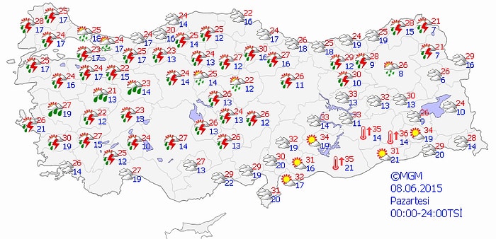 Meteoroloji Uyardı: Kuvvetli Yağışlara Dikkat!