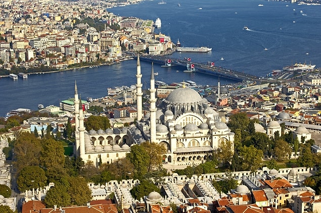9. Süleymaniye Camii, İstanbul, Türkiye
