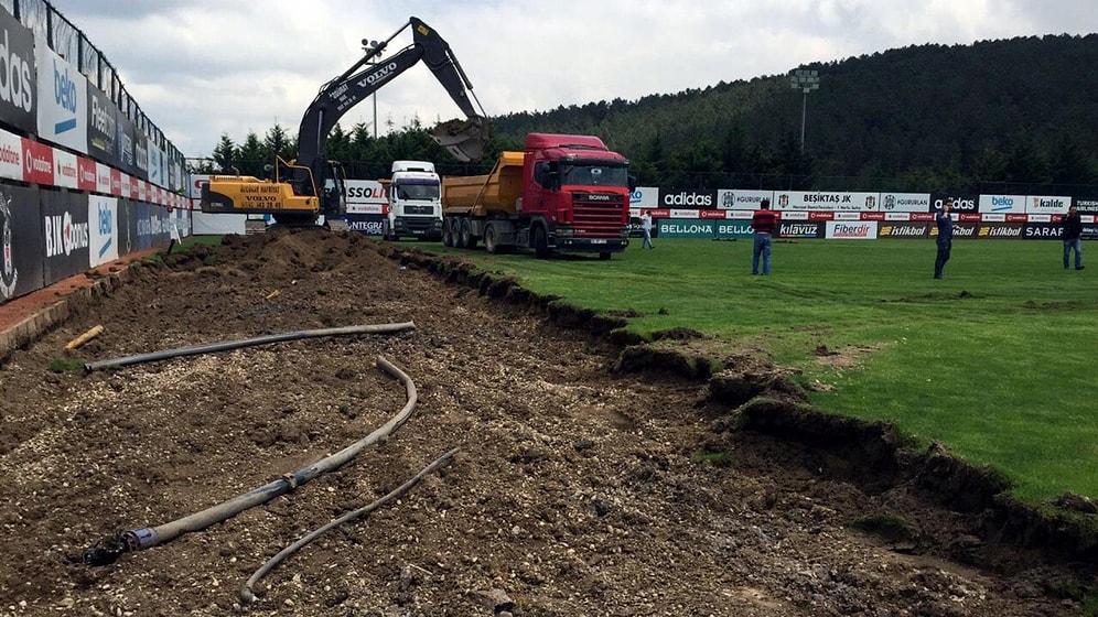 Nevzat Demir Tesisleri'nin Zemininin Yenilenmesine Başlandı