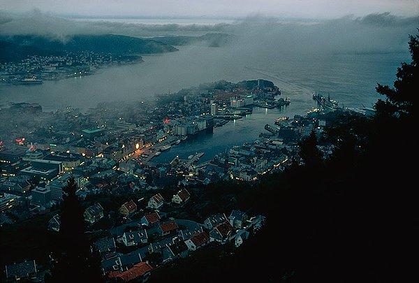 14. Norveç, Bergen fiyordları (1971)