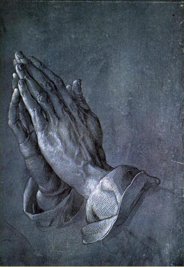 1. Bir çift elin trajik hikayesi; Albrecht Dürer - Dua Eden Eller