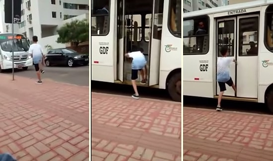 Otobüsü Troll'lemeye Çalışan Beceriksiz Çocuğun Hazin Sonu