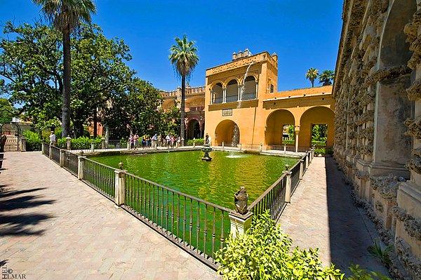 20. Dorne Sarayı: Real Alcázar Saray Bahçesi, Sevilla, İspanya
