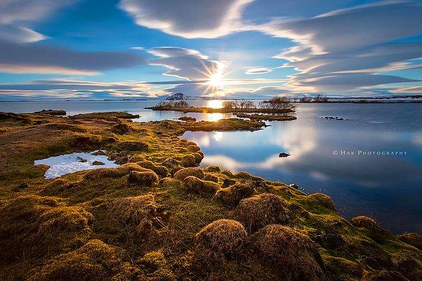 25. Duvarın kuzeyi: Myvatn Gölü, İzlanda