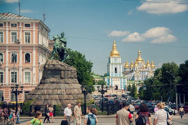 15. Kiev caddeleri her açıdan harika manzaralara sahip.