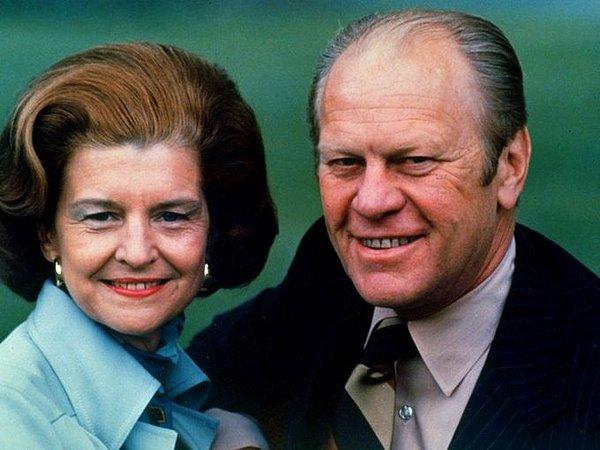 60. Gerald Ford ve eşi Betty Ford (1975)
