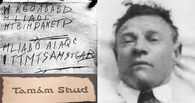 1. Sahile vuran gizemli ceset: Tamam Shud vakası