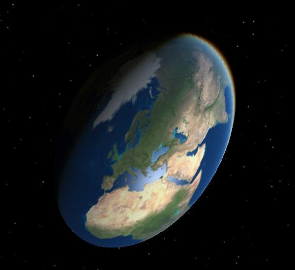 21. Dünya’nın tam bir küre değil de oval şekilli olmasından dolayı belli bölgelerde yerçekimi daha az veya daha çoktur.