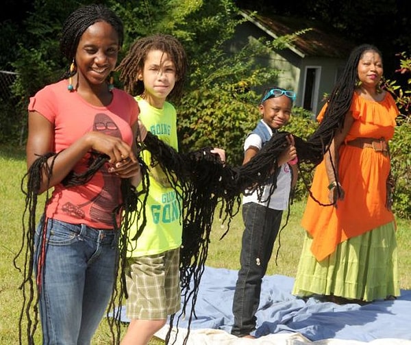 Фото, демонстрирующее длину волос.