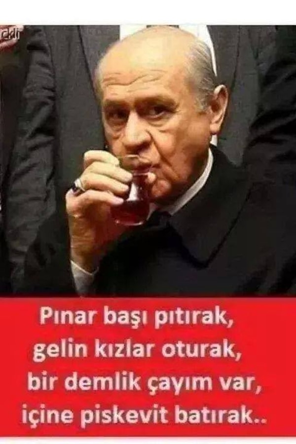 Elimizde bir bisküvi varsa, 100 metrekare içerisindeki herhangi bir çay bardağına batırırız