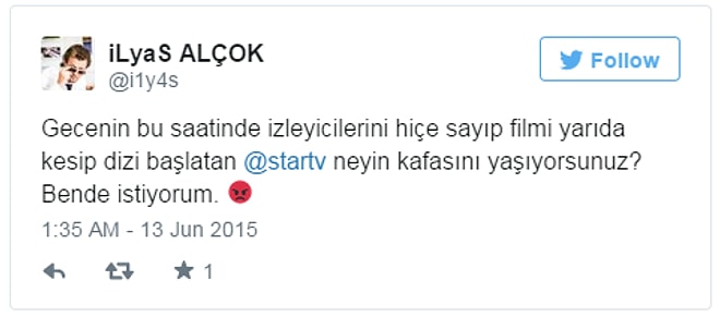 StarTV'nin Titanların Öfkesi Filmini Yarıda Kesip Deniz Yıldızı Dizisini Yayına Almasından Sonra Twitter Tepkileri