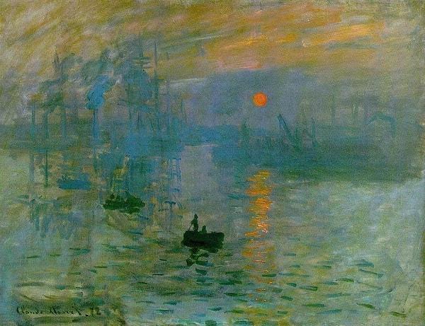 5. Claude Oscar Monet - İzlenim Gün Doğumu