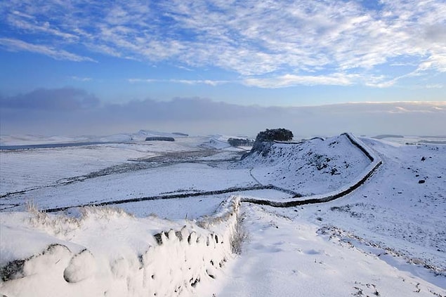 7. Kuzey Duvarı: Britanya'daki Hadrian Duvarı