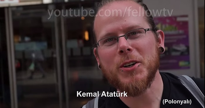 Yabancılara Atatürk Resmi Gösterilip Kim Olduğunu Tahmin Etmeleri İstenirse