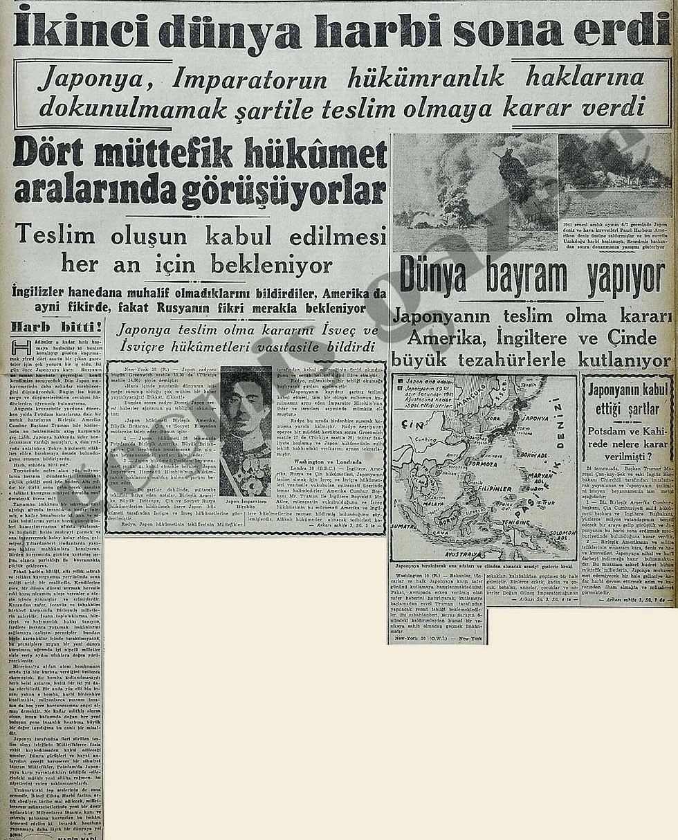 11 AÄŸustos 1945: Ä°kinci DÃ¼nya Harbi Sona Erdi