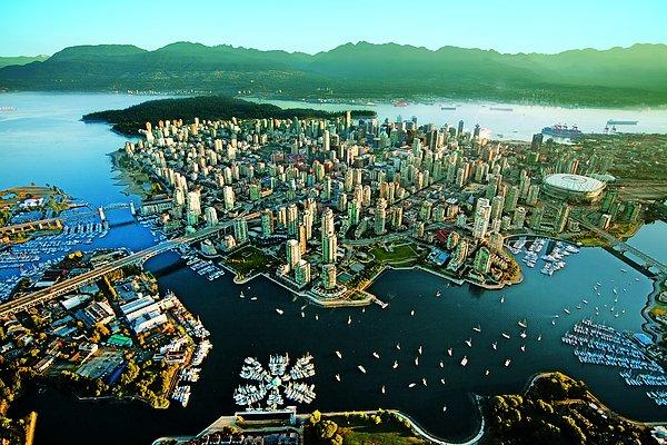5. Kanada'nın liman şehri, Vancouver.
