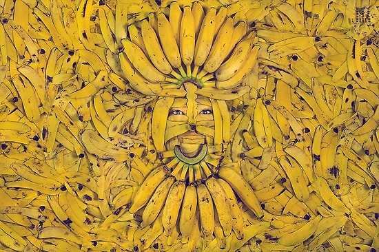 Favori Yiyeceklerinin İçine Gömülüp Poz Veren Modeller