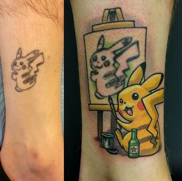 Talihsiz Bir Pikachu Dövmesinden Hayvan Gibi Şey Yapan Dövme Sanatçısı: Lindsay Baker