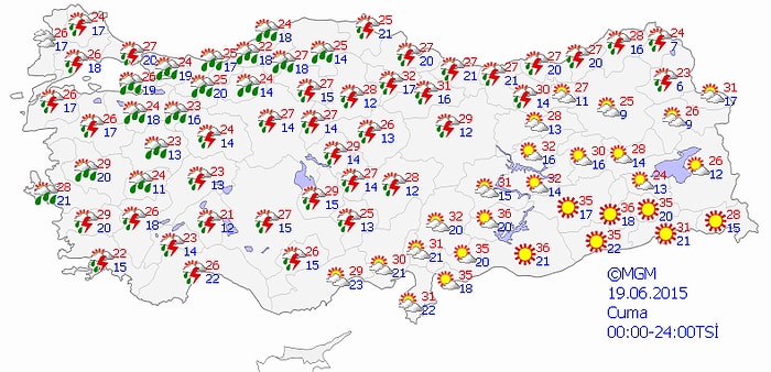 Meteoroloji'den Uyarı: Kuvvetli Yağışlar Devam Ediyor