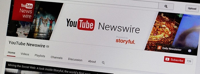 YouTube Newswire Kanalını Yayınladı