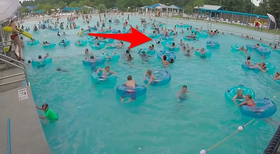 Dalga Havuzunda Boğulmak Üzere Olan Çocuğu Kurtaran Cankurtaran