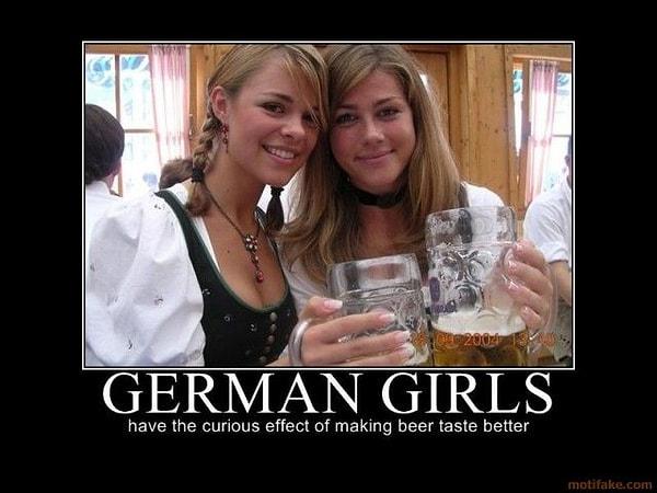 16. Biraz güzel Alman kızları