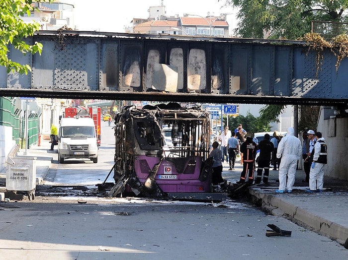 İETT Otobüsünde Patlama