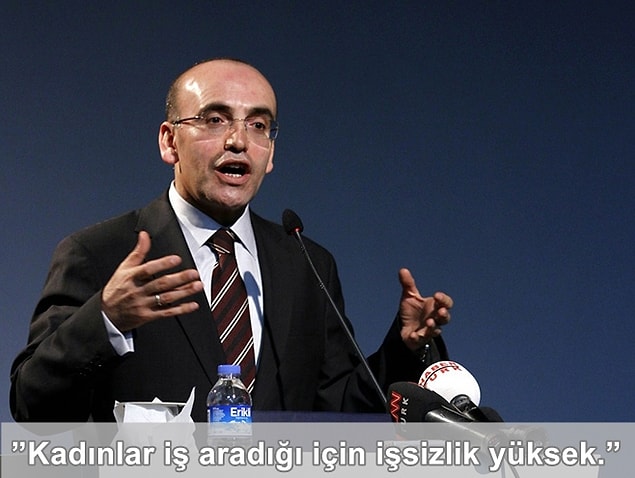 Bu ülkede "Kadınlar iş aradığı için işsizlik yüksek" diye açıklama yapan bakanlar var. Bak milletvekili demedim, bakan bir de...