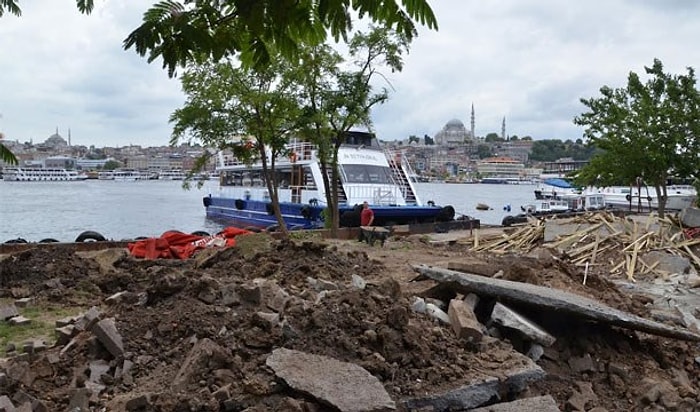 Karaköy'deki Yıkım Beltur'a mı Çıkıyor?