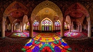 Renklerin Ahenkle Dans Ettiği Büyüleyici Bir Cami: Nasir Al-Mulk