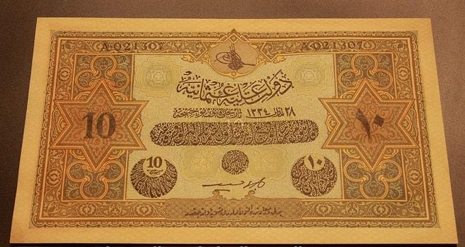 Hepsi Birer Sanat Eseri Olan 11 Osmanlı Banknotu