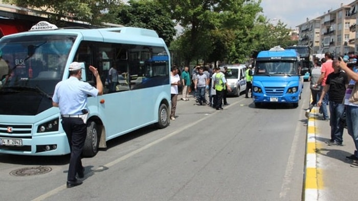 Trafik Polisi Tartıştığı Minibüs Sürücüsünü Vurdu