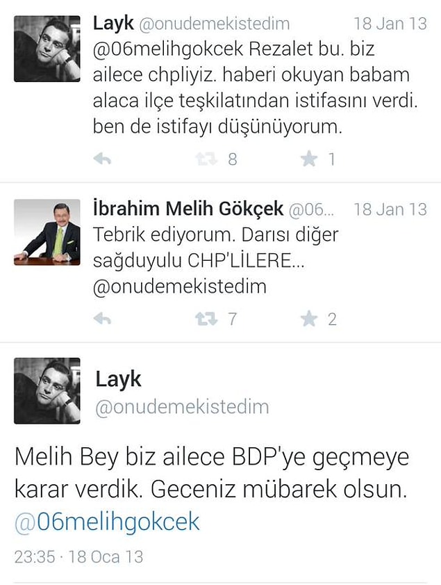 11. Gökçek'e ters köşe
