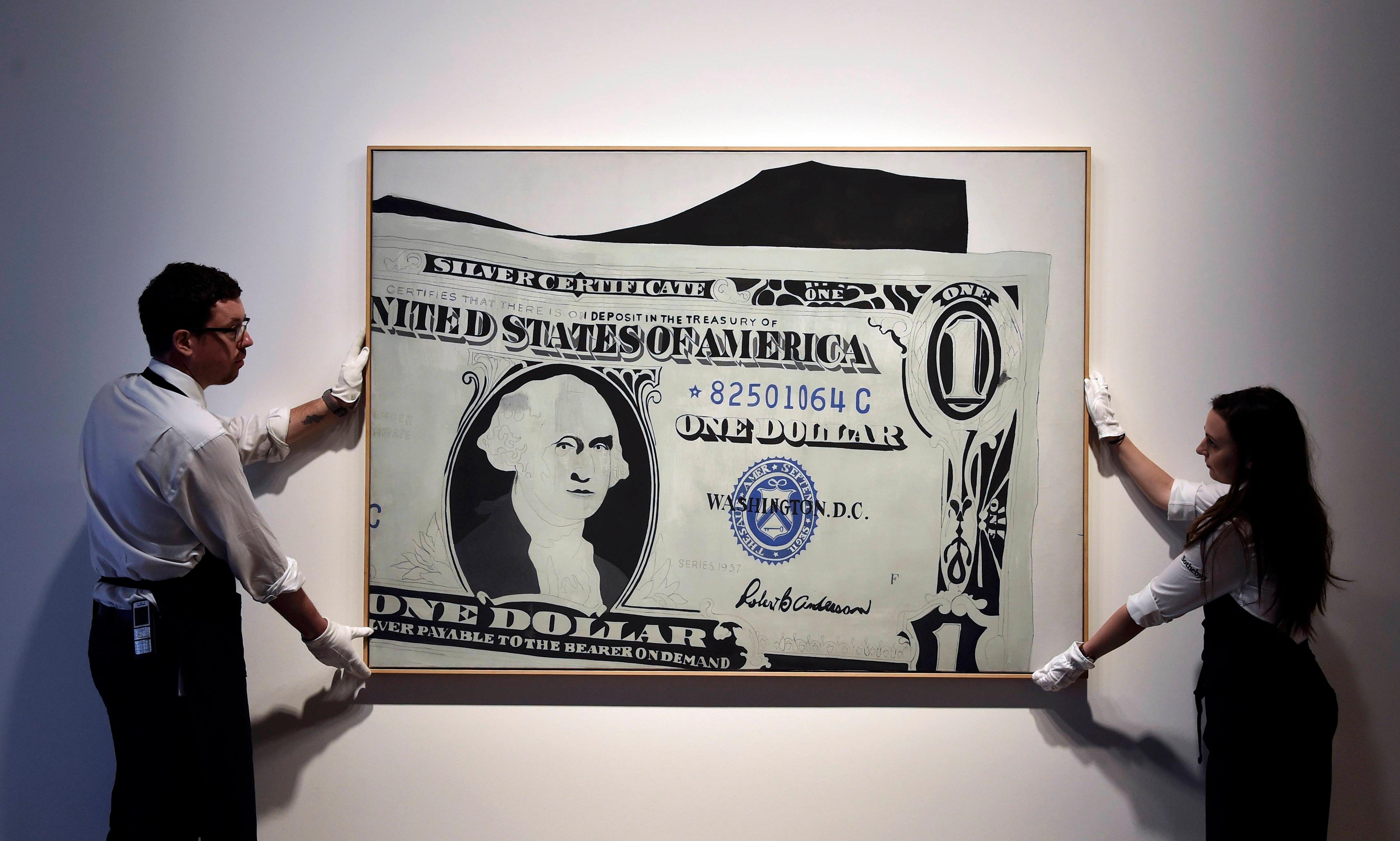 1 доллар работа. Картина Энди Уорхола доллар. Энди Уорхол один доллар. Картина миллион долларов. Энди Уорхол картины деньги.