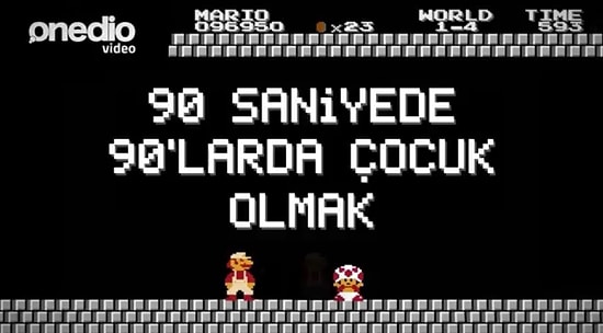 90'larda Çocuk Olmanın 90 Saniyelik Muazzam Özeti