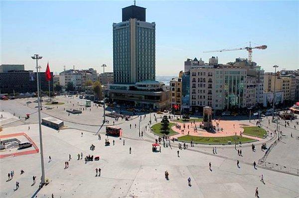 11. Taksim meydanını beton havuzuna çeviren İstanbul Büyükşehir Belediyesi