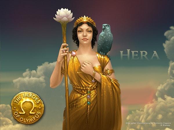 1. Titanlardan Kronos ve Rhea'nın kızlarıdır. Zeus, Poseidon, Hades, Hestia ve Demeter'in kardeşidir.
