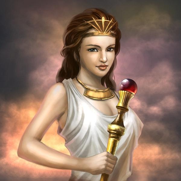 2. Olympos Tanrıları arasında Kraliçe vasfına sahiptir. Ayrıca Evlilik Tanrıçası olarak anılır.