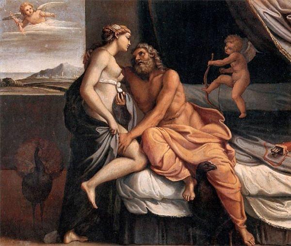 8. Zeus, guguk kuşu kılığında Hera'nın yanına gelmiş ve evlenme teklifini böyle etmiştir. Zeus ile Hera'nın evliliğine Hieros Gamos (Kutsal Evlilik) adı verilmiştir