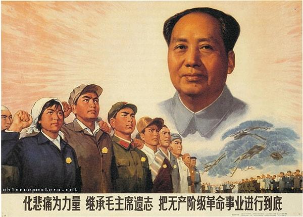 1. Komünist lider Mao Zedung başa geçtiğinde büyük bir tarım toplumu yaratmak istiyordu.