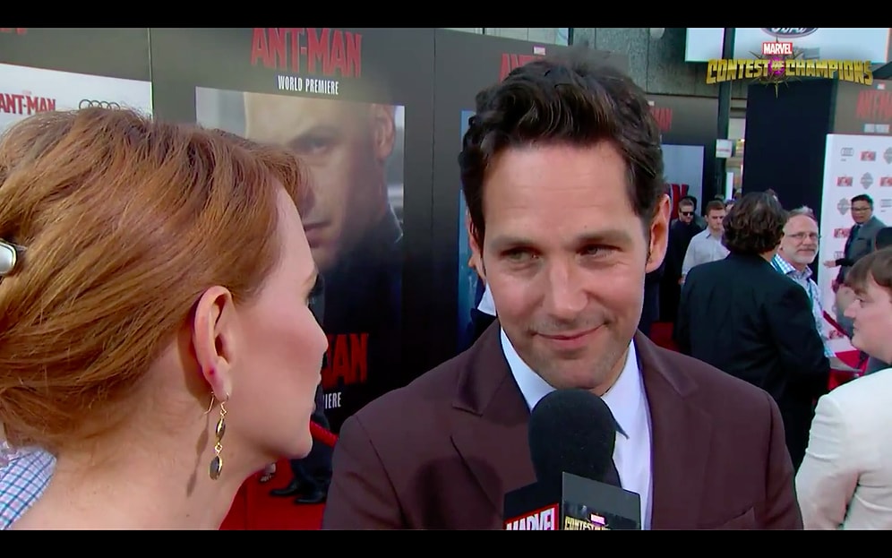 Ant-Man Dünya Galası Yapıldı ve Filmden Yeni Sahne Geldi!