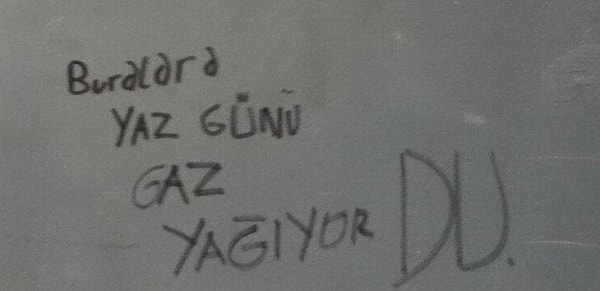 10. Buralara yaz günü _____ yağıyor canım ölene kadar seni bekleyemem...