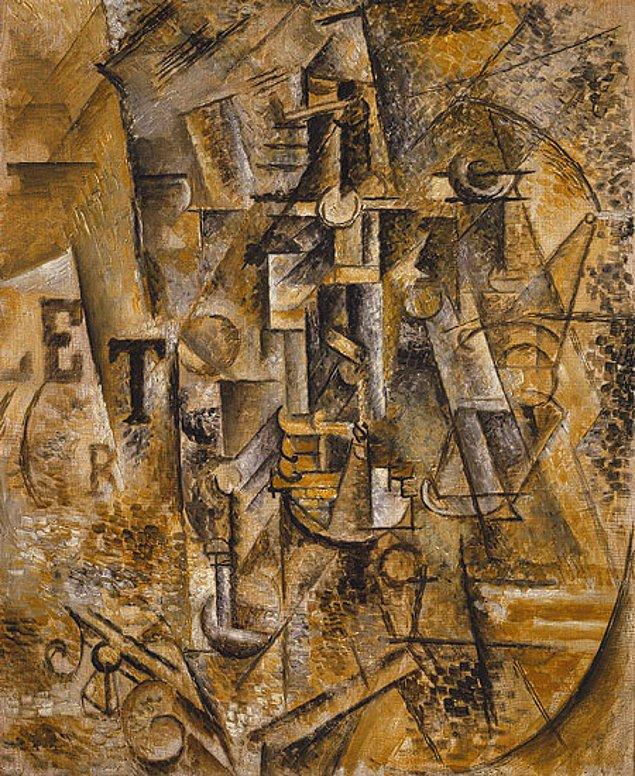 4. Pablo Picasso - Bir Şişe Rom ile Yine de Hayat (1911)